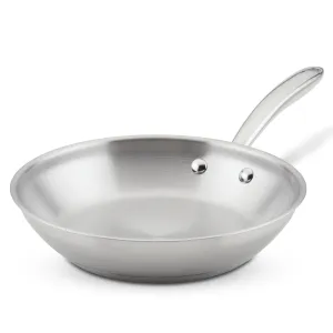 10-Inch Professional Stainless Steel Induction Frying Pan