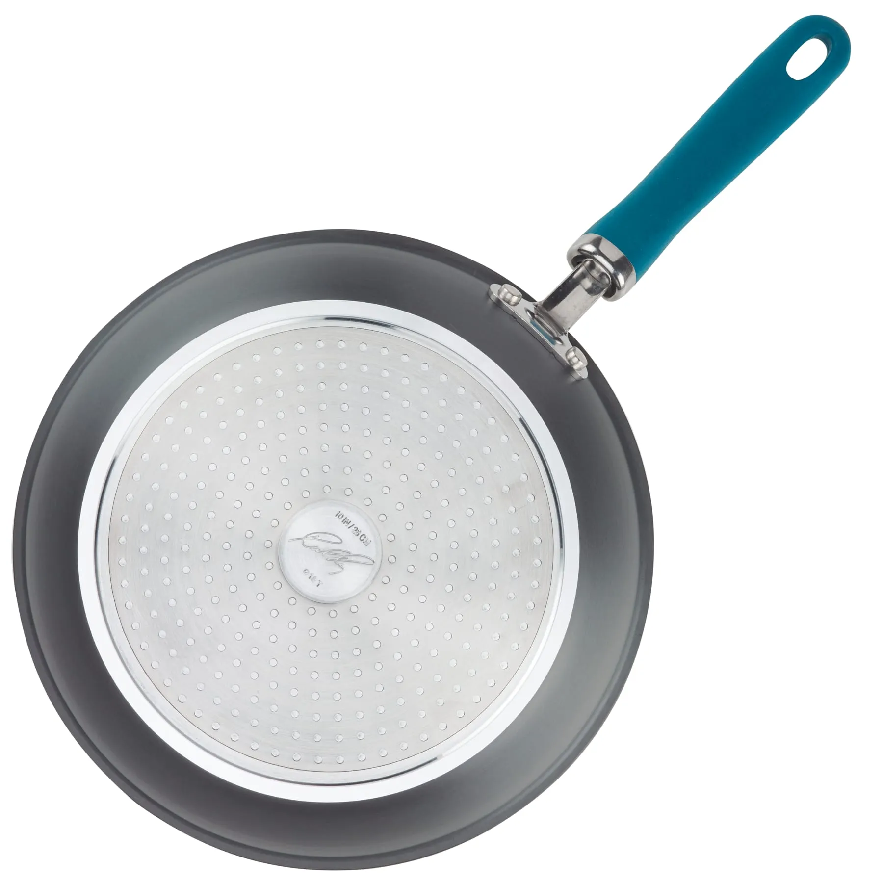 10.25-Inch Create Delicious Hard Anodized Nonstick Induction Covered Deep Frying Pan