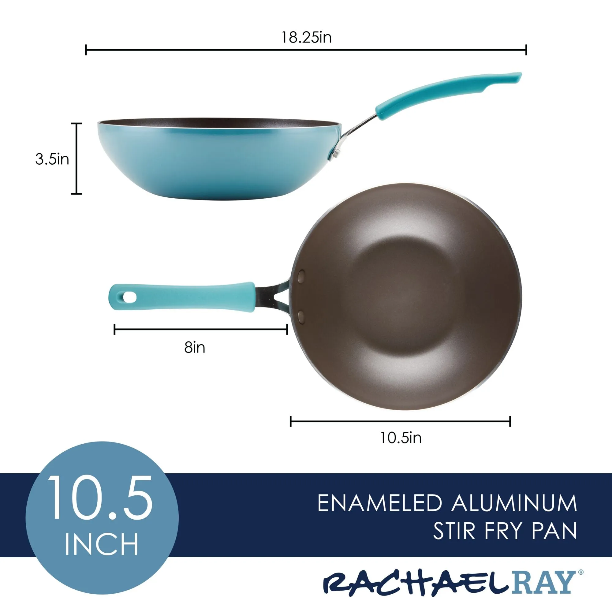 10.5-Inch Cook   Create Nonstick Open Stir Fry