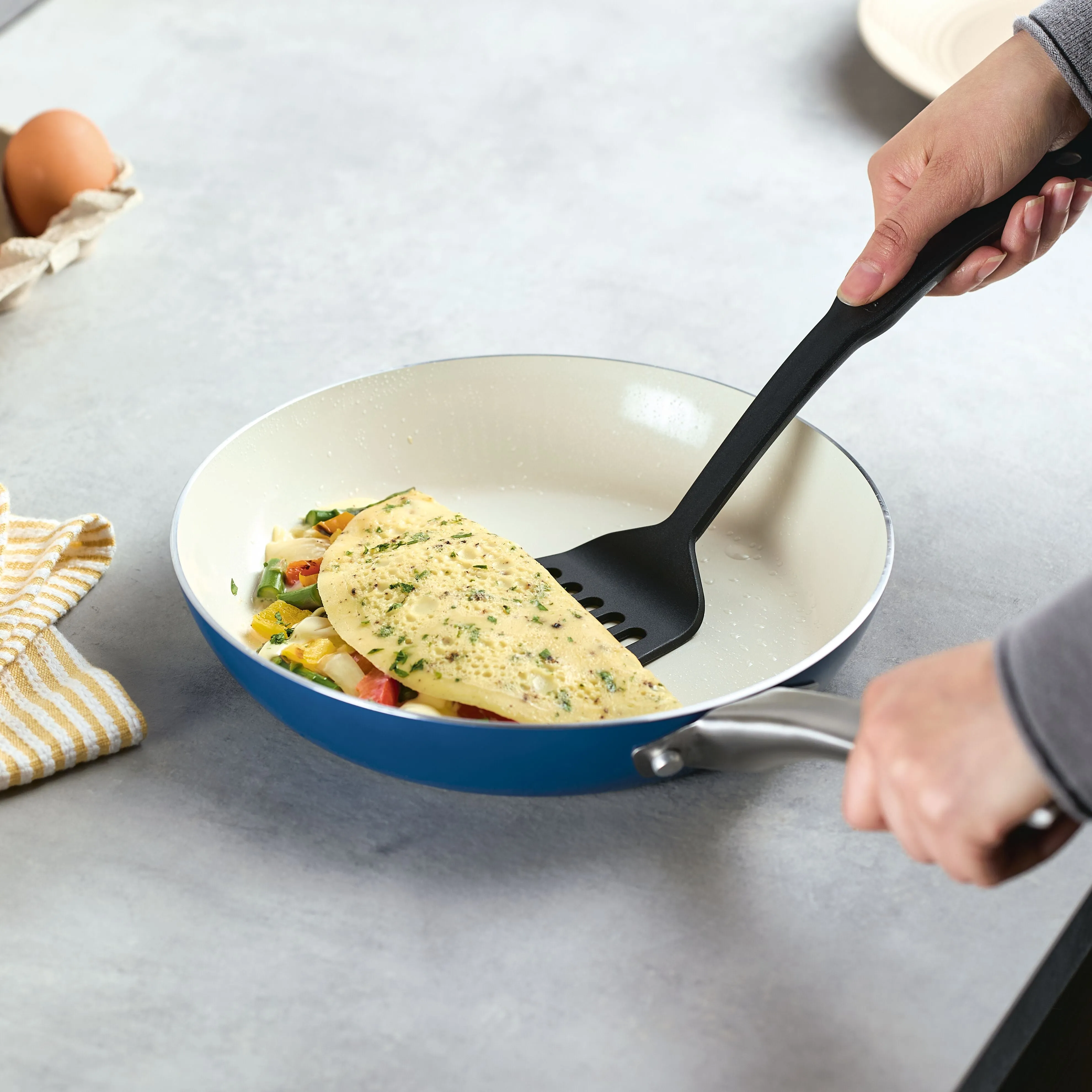 12 Piece Ceramic Nonstick Cookware Set