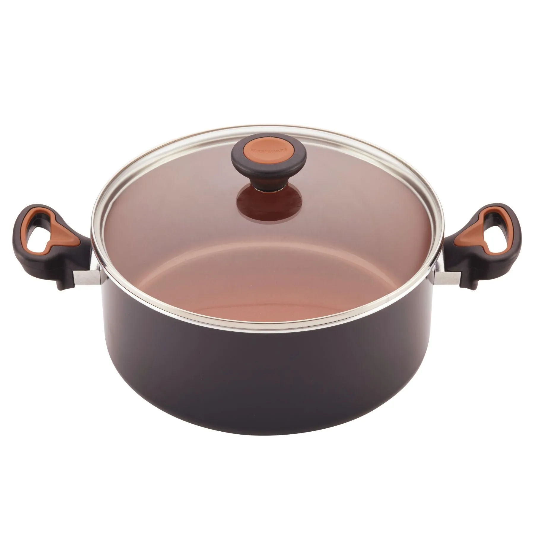 12-Piece Copper Ceramic Nonstick Cookware Set