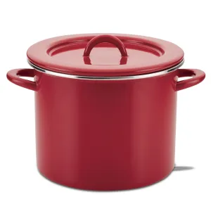 12-Quart Induction Enamel Stockpot with Lid