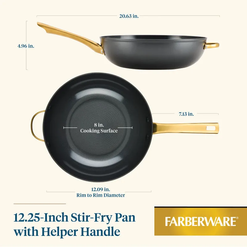 12.25-Inch Stir-Fry Pan with Helper Handle