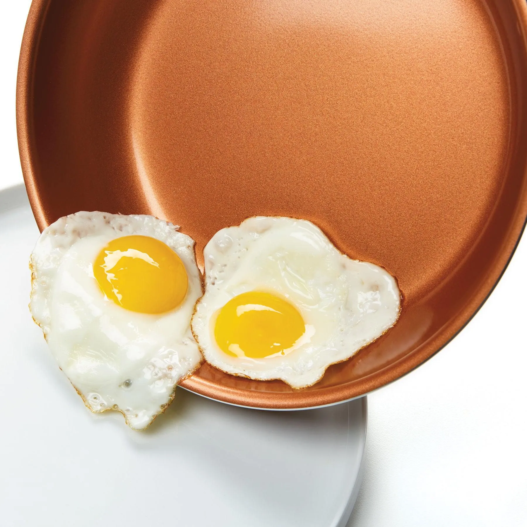 12.5-Inch Copper Ceramic Nonstick Deep Frying Pan