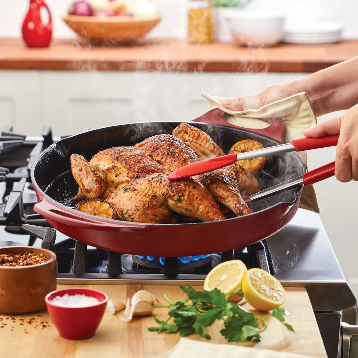 14-Inch NITRO Cast Iron Skillet