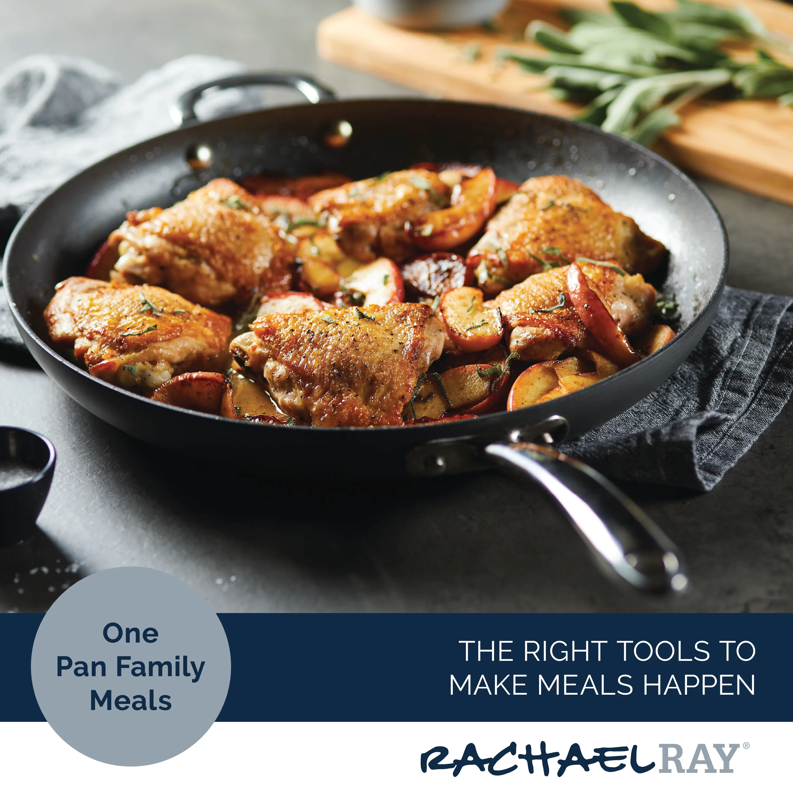 14-Inch Professional Hard Anodized Nonstick Frying Pan