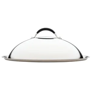 14-Inch Stainless Steel Domed Lid