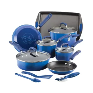 14-Piece Classic Brights Nonstick Cookware Set