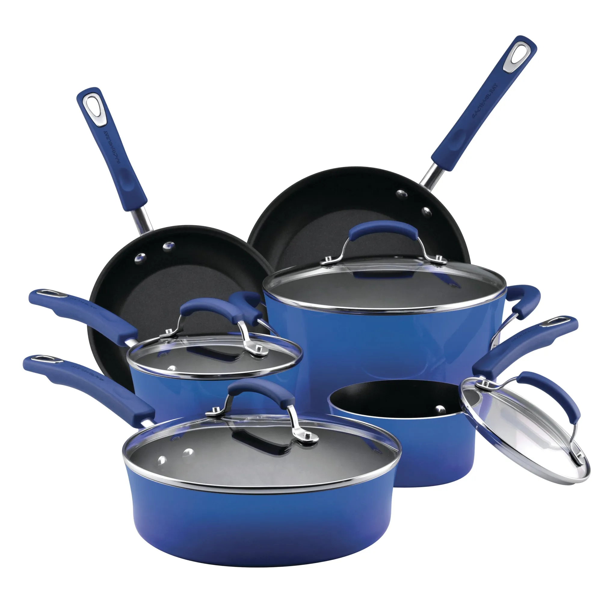 14-Piece Classic Brights Nonstick Cookware Set