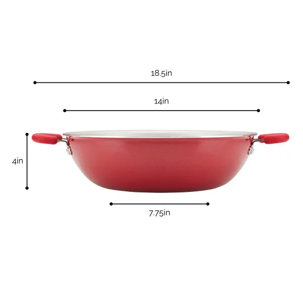 14.25-Inch Create Delicious Nonstick Induction Wok