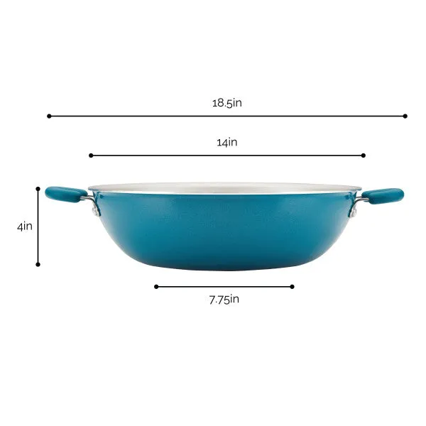 14.25-Inch Create Delicious Nonstick Induction Wok