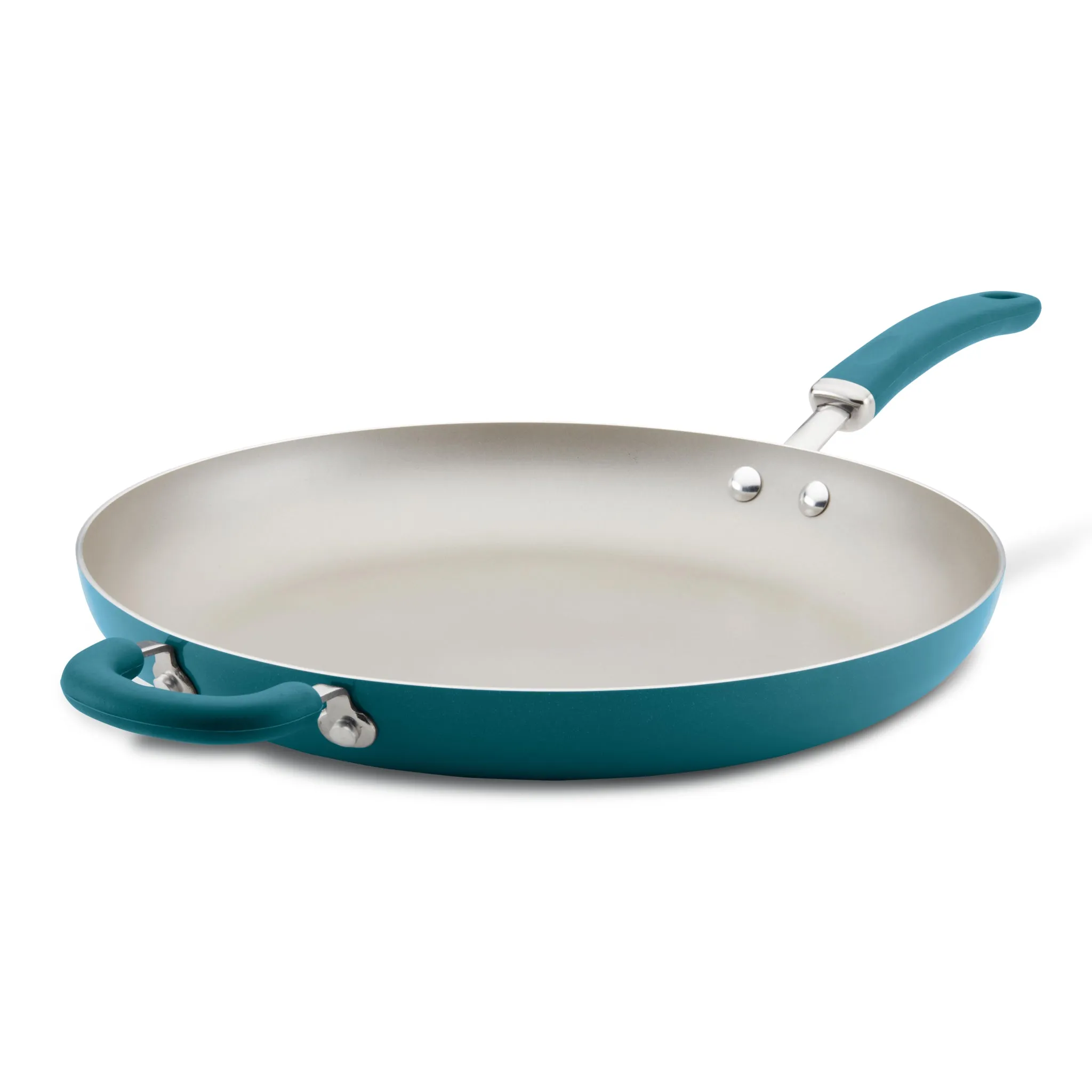 14.5-Inch Create Delicious Nonstick Induction Frying Pan with Helper Handle