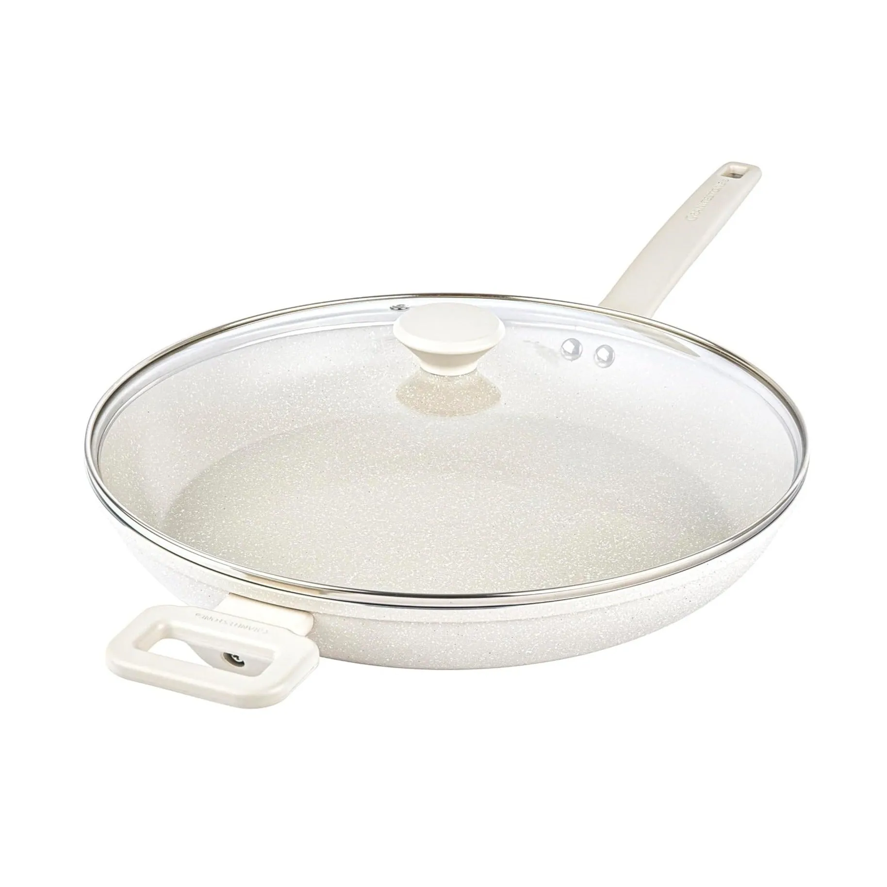 14" Granitestone Desert Collection Family Pan with Lid