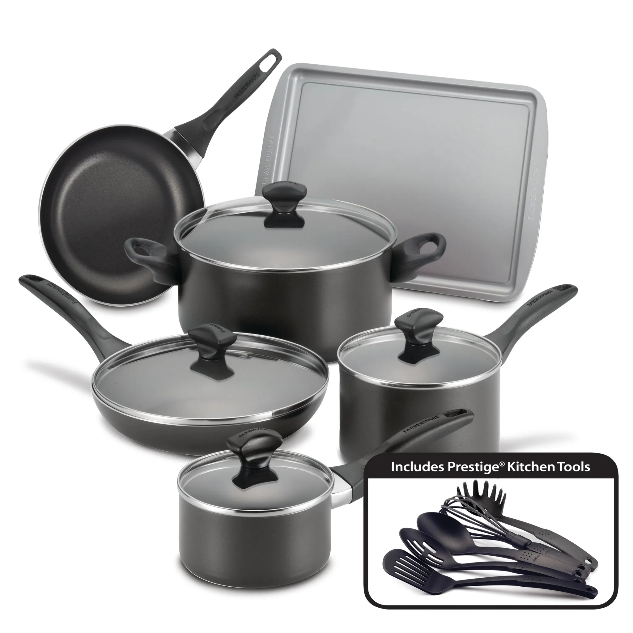 15-Piece Nonstick Cookware Set