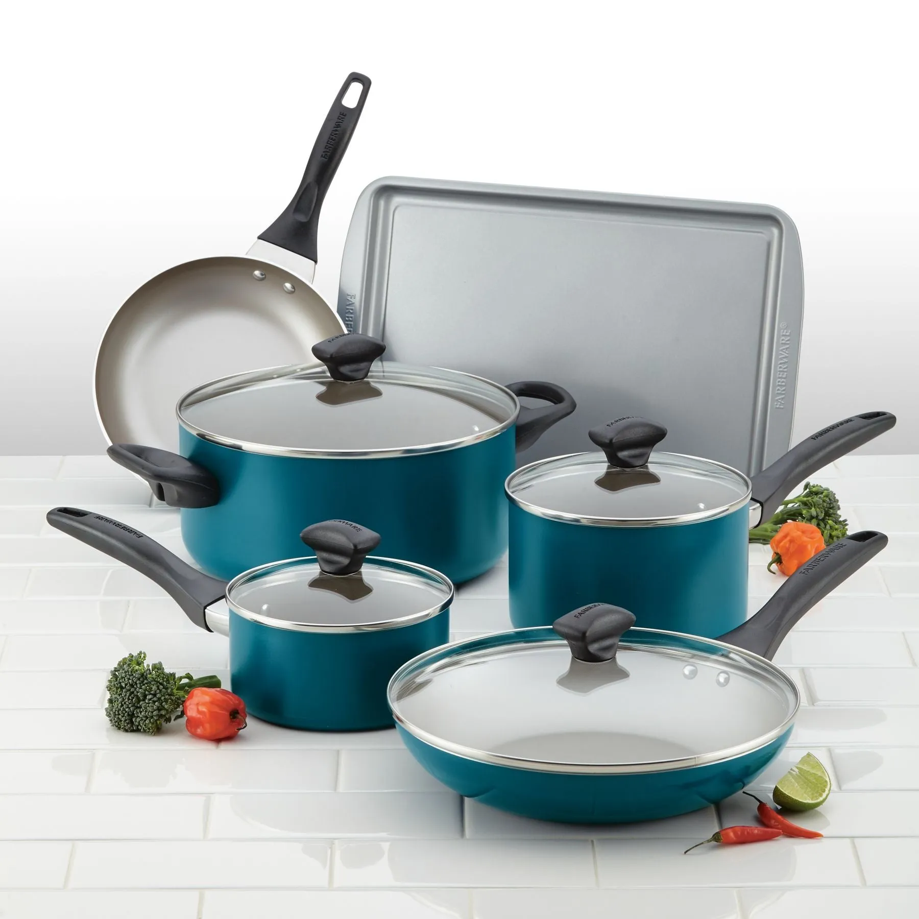 15-Piece Nonstick Cookware Set