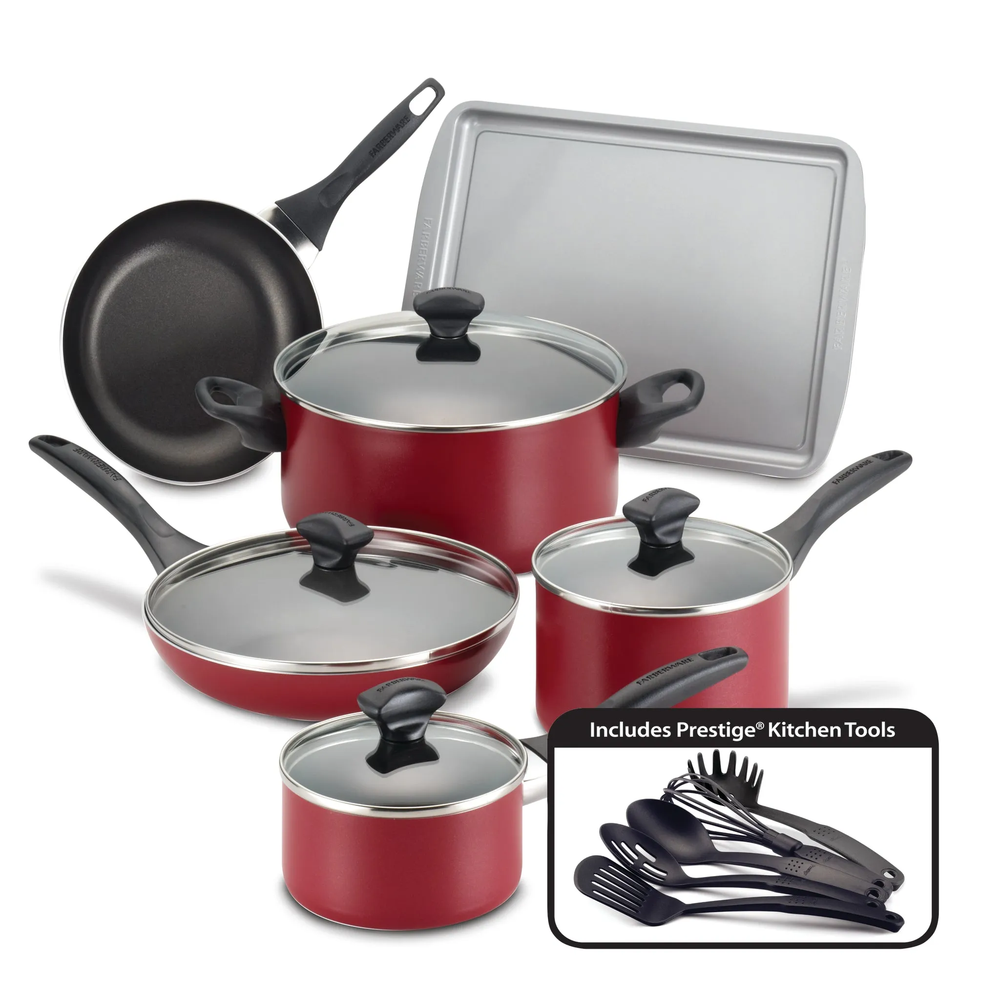 15-Piece Nonstick Cookware Set