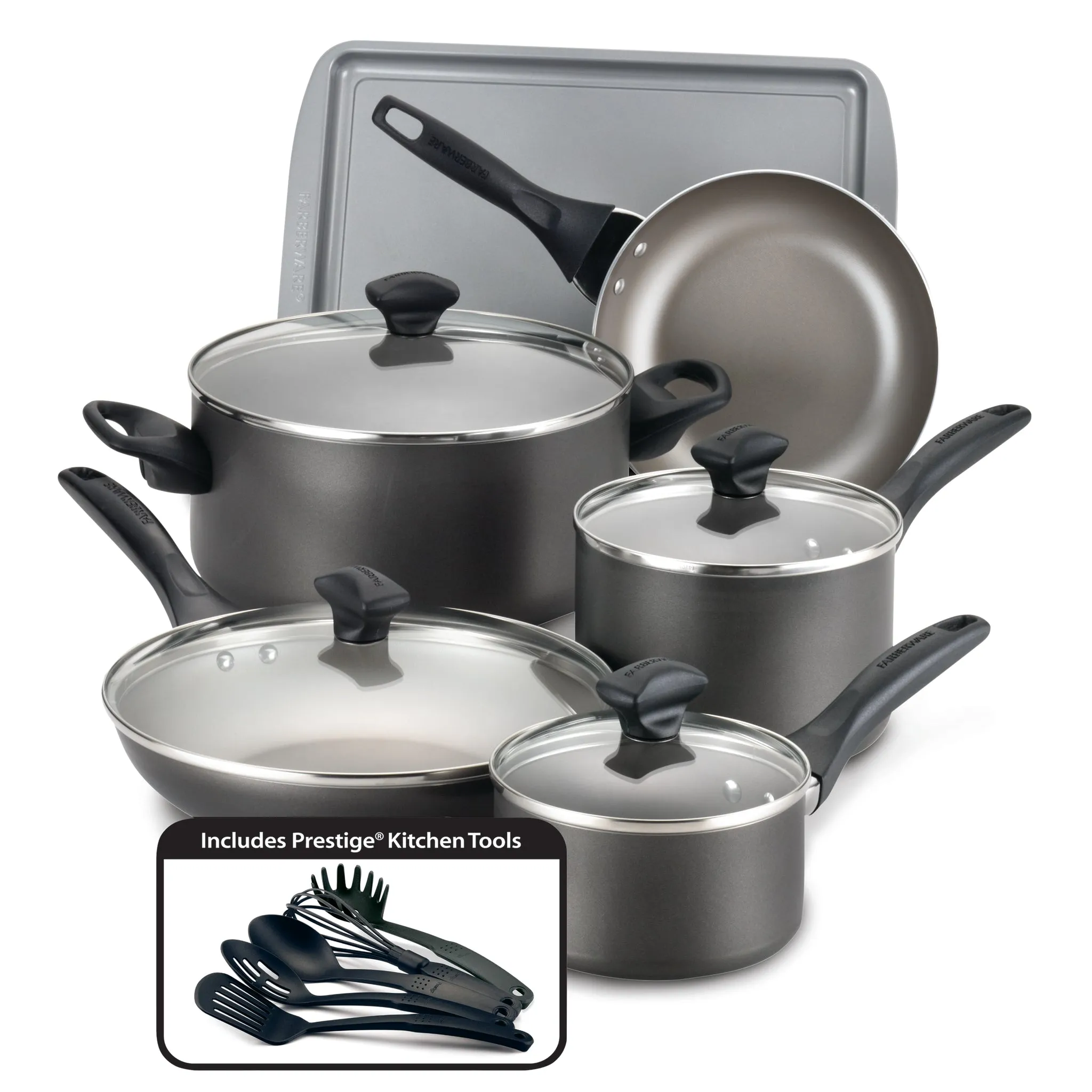15-Piece Nonstick Cookware Set