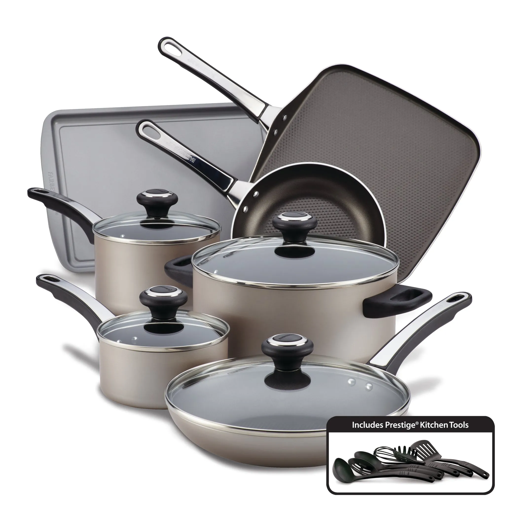 17-Piece Nonstick Cookware Set