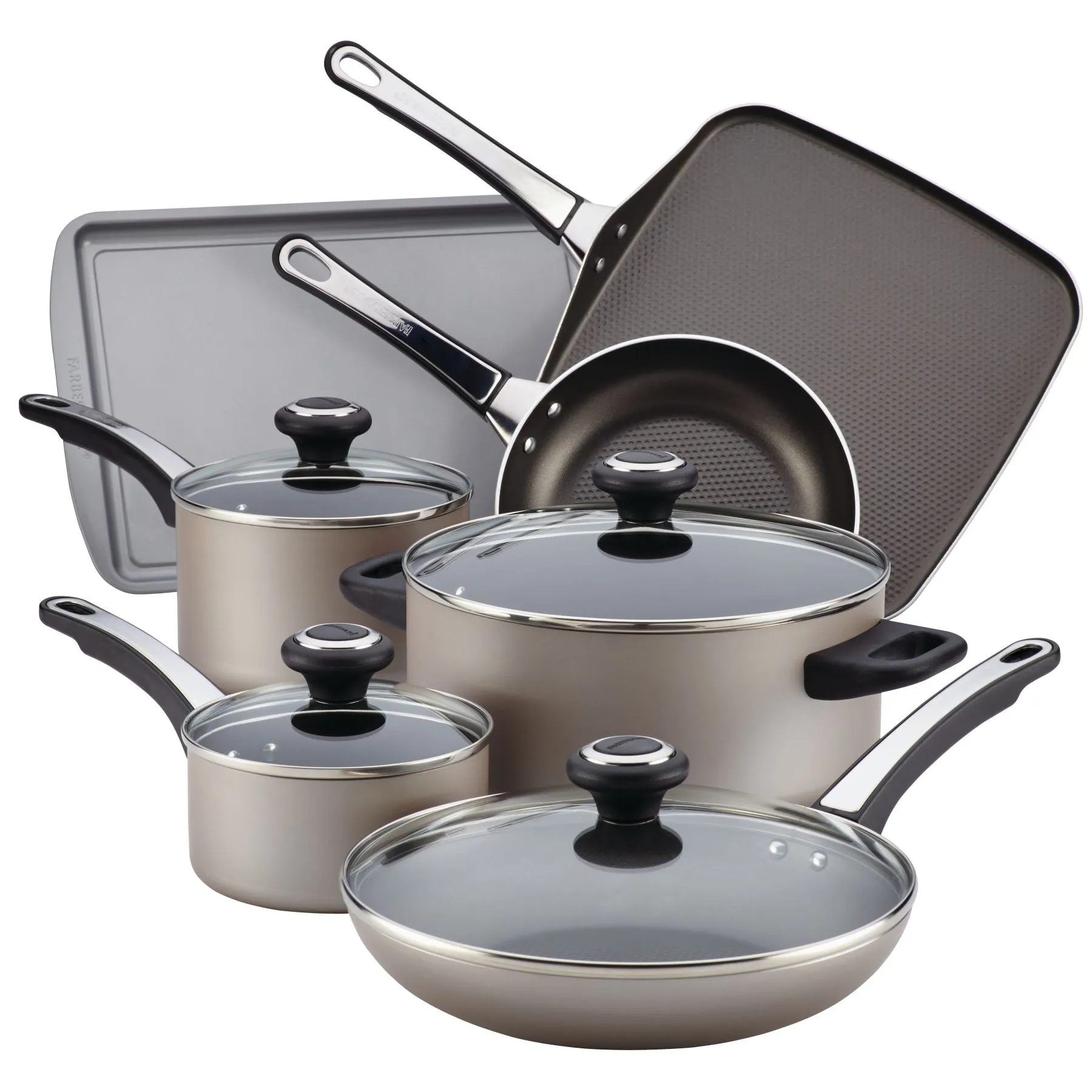17-Piece Nonstick Cookware Set