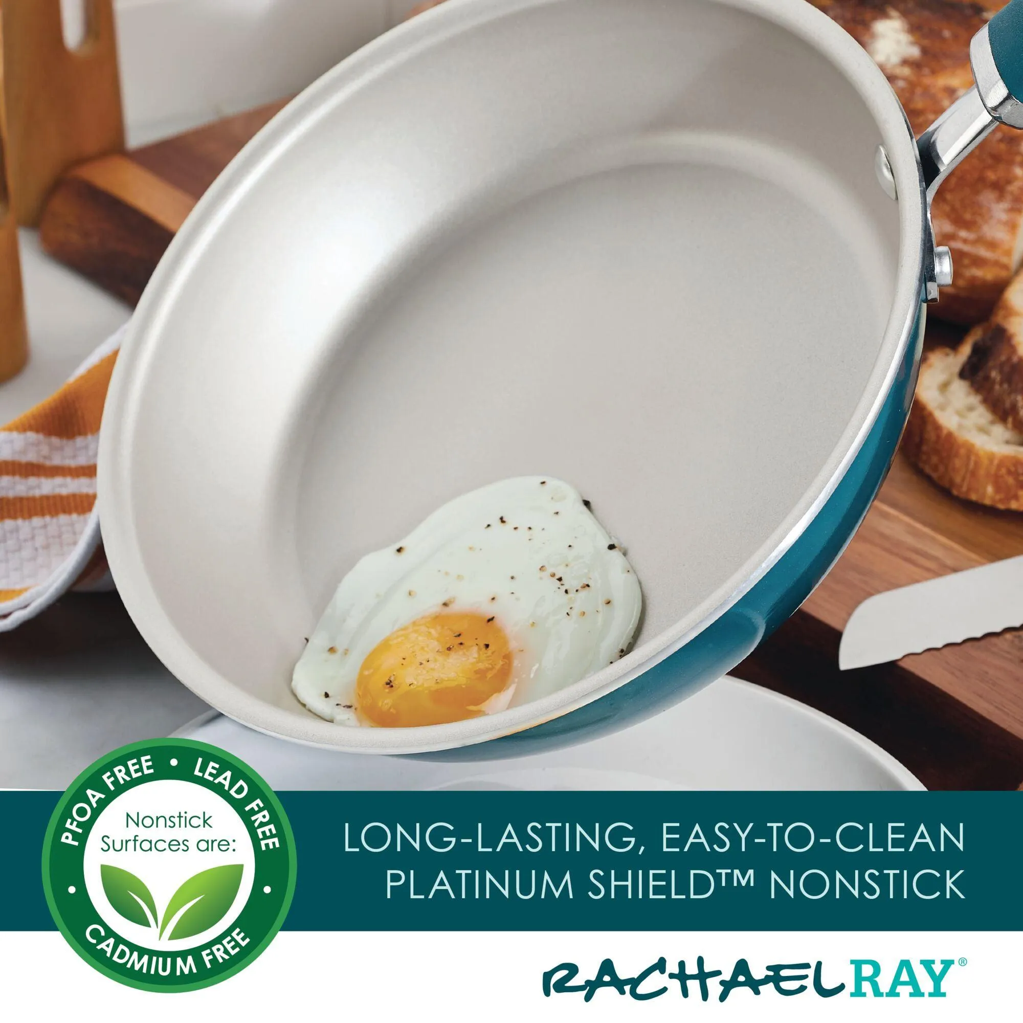 2-Piece Create Delicious Nonstick Induction Frying Pan Set