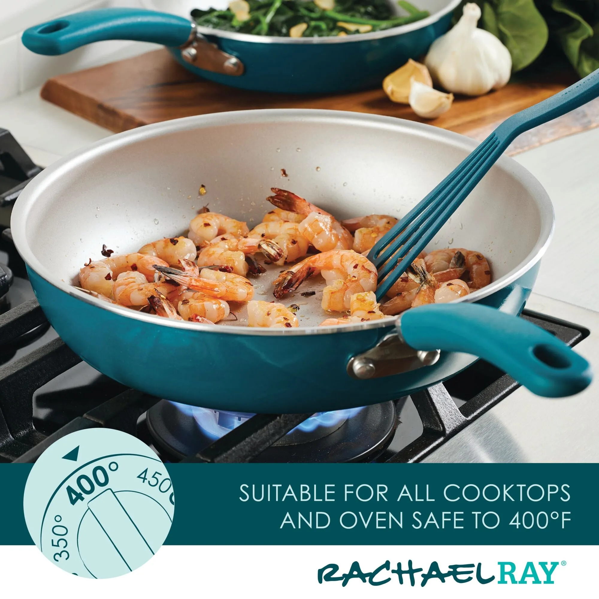 2-Piece Create Delicious Nonstick Induction Frying Pan Set