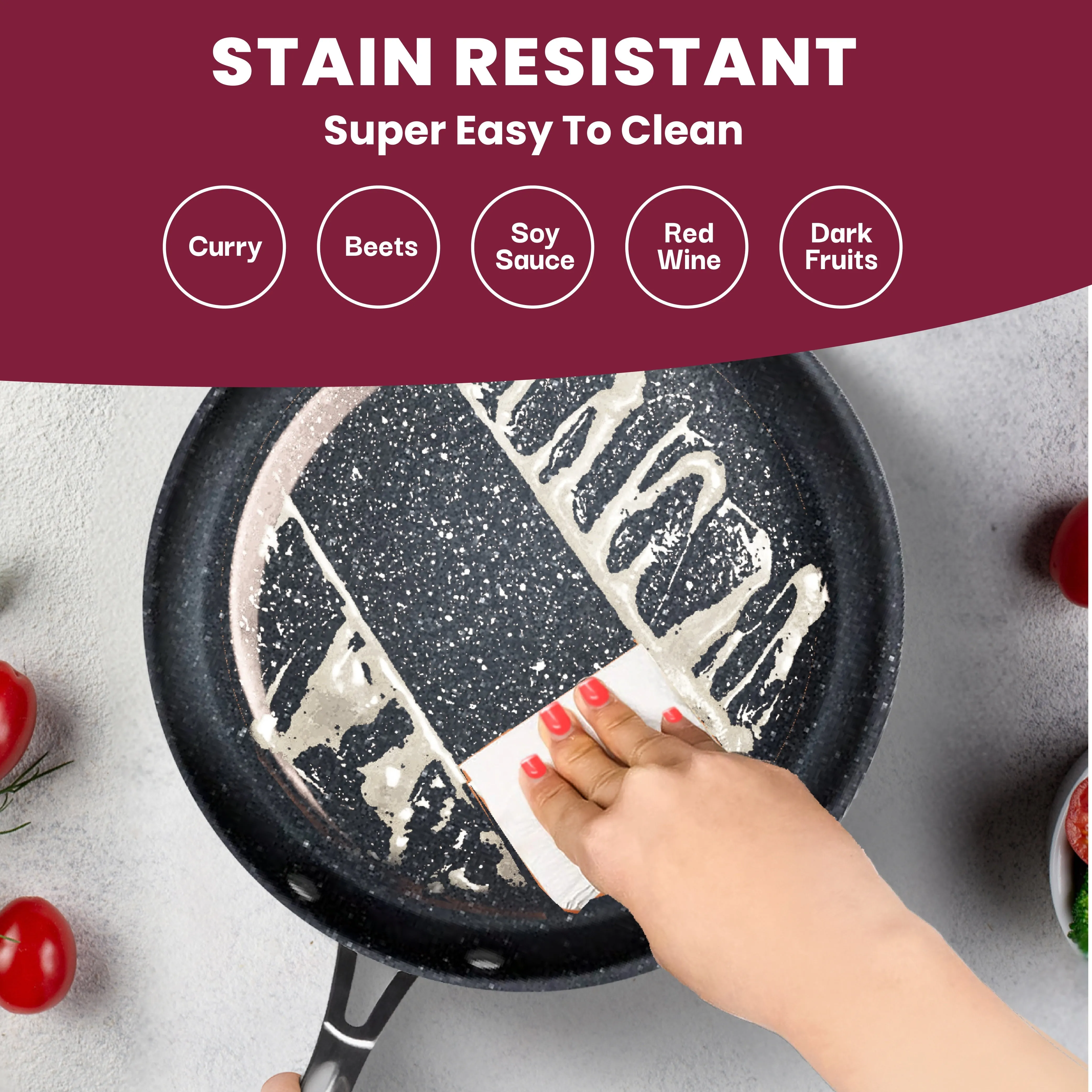 20-Piece EXPRESS SET, Ceramic Nonstick Pots and Pan Set, Bakeware, Utensils, Frying Pan, Stock Pot, Steamer, Stainless Steel Handles