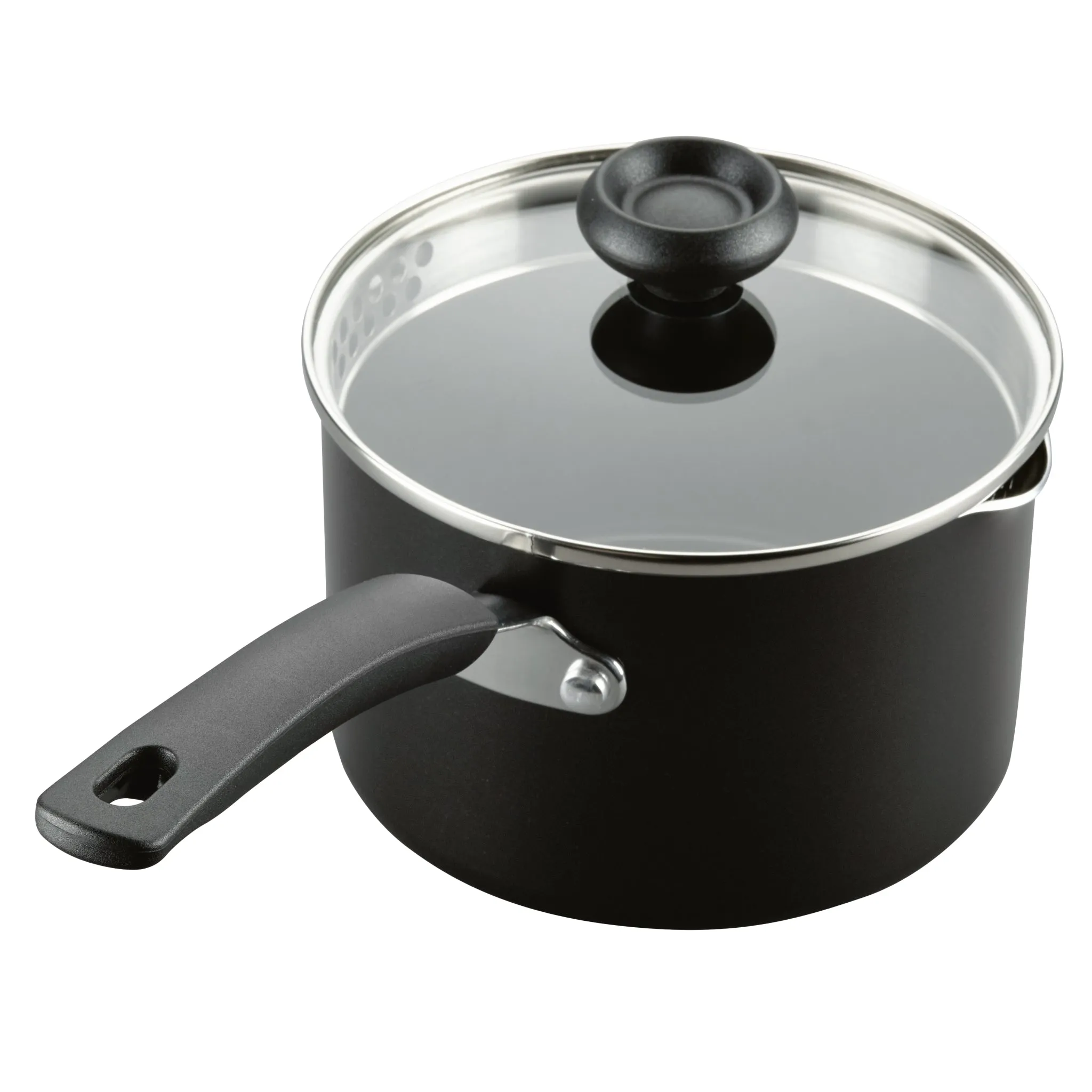 3-Quart Nonstick Straining Saucepan