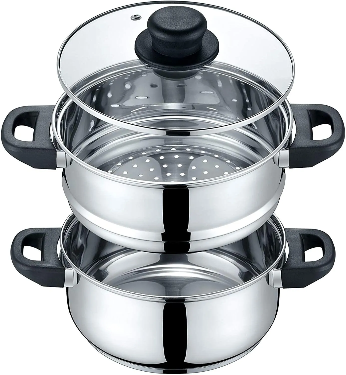 3 Quart Stainless Steel 3 Piece Steamer