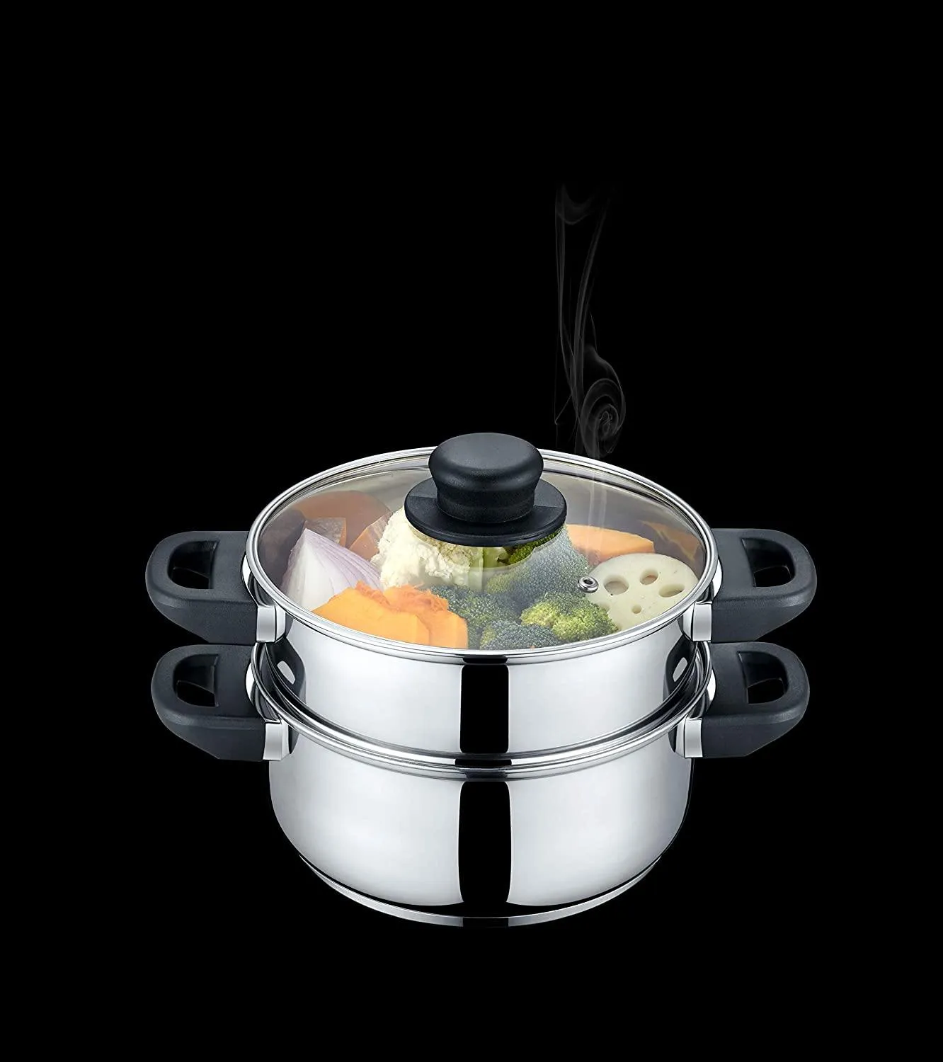 3 Quart Stainless Steel 3 Piece Steamer
