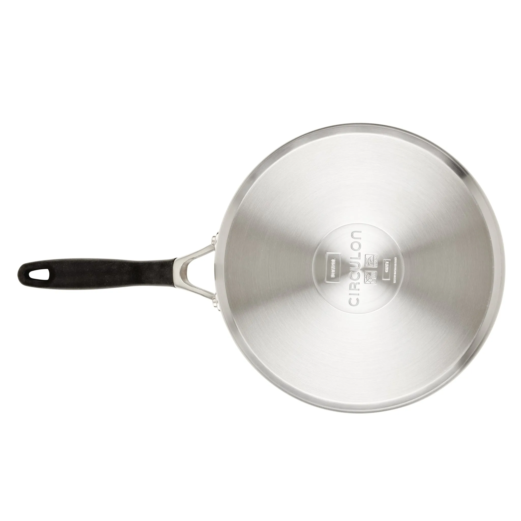 3-Quart Stainless Steel and Hybrid Nonstick Saute Pan with Lid