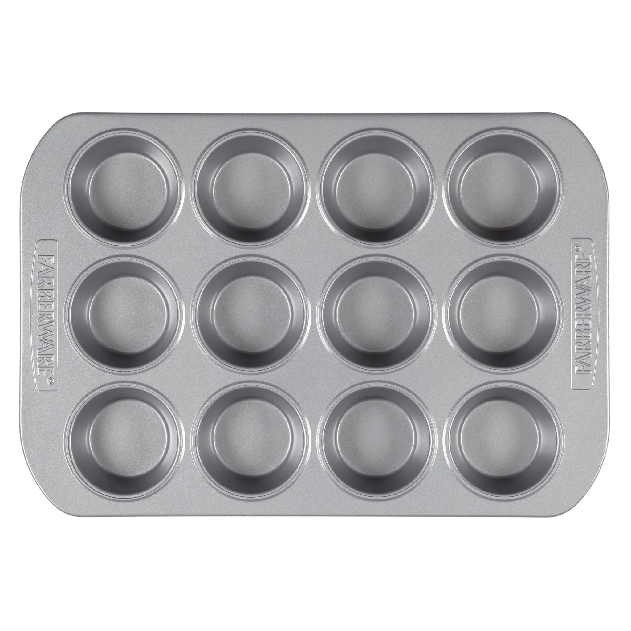 4-Piece Nonstick Fluted Mold, Muffin, and Cake Pan Set