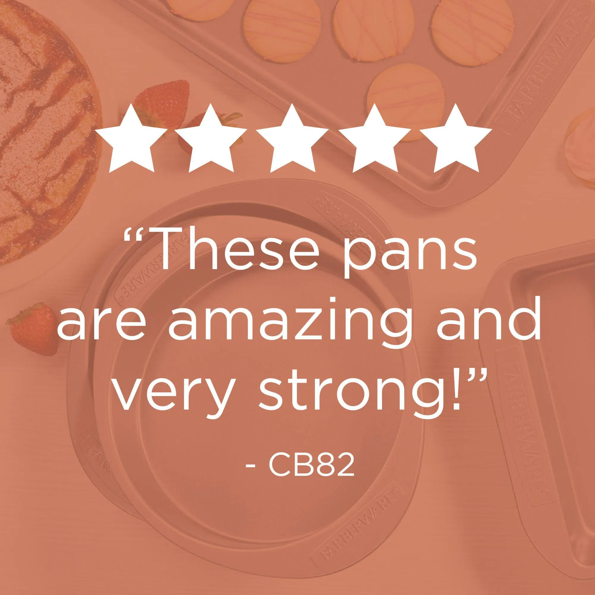 4-Piece Nonstick Fluted Mold, Muffin, and Cake Pan Set