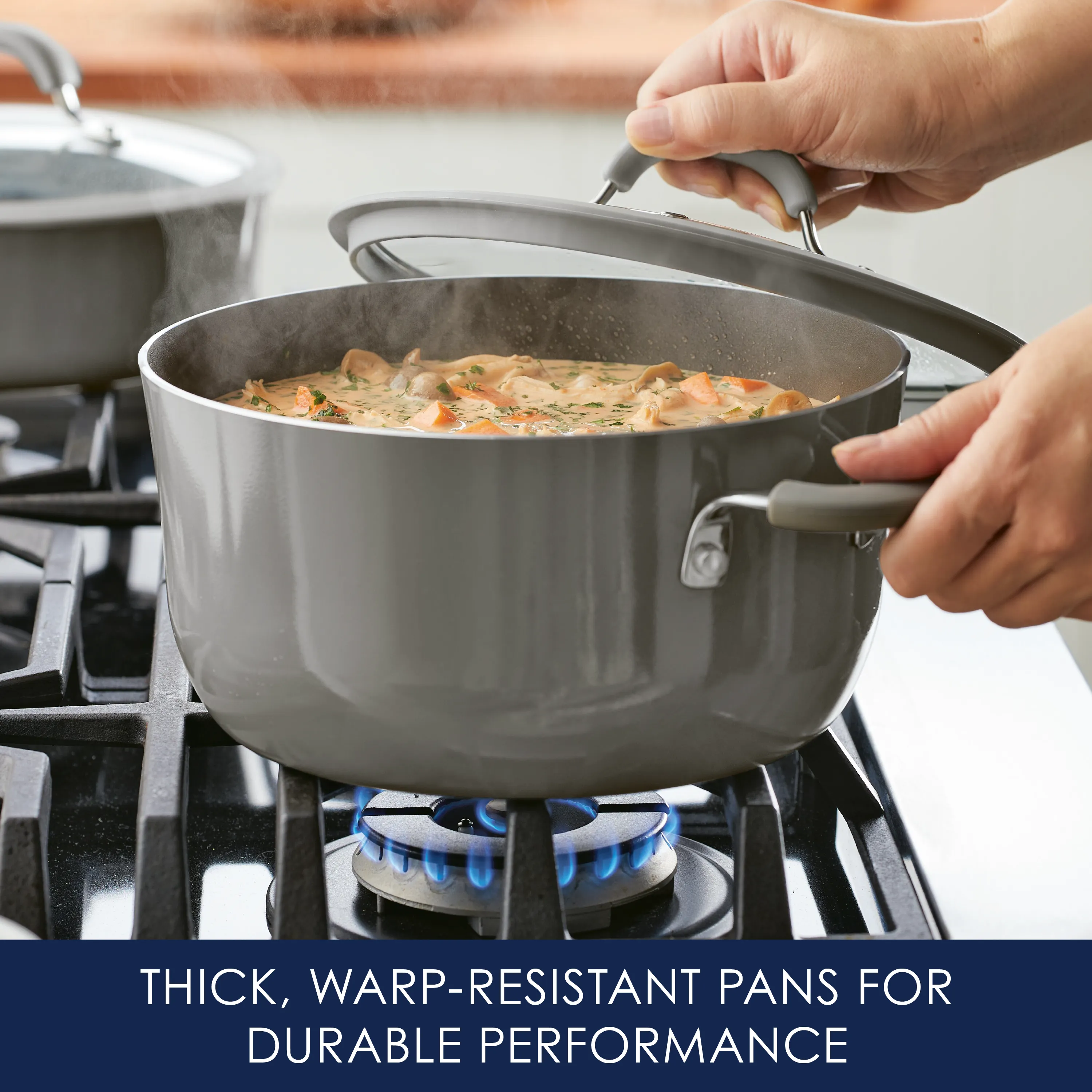 5-Quart Cook   Create Nonstick Dutch Oven with Lid