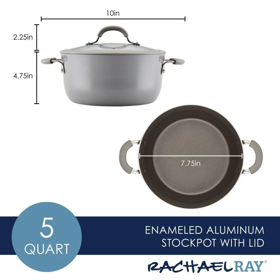 5-Quart Cook   Create Nonstick Dutch Oven with Lid