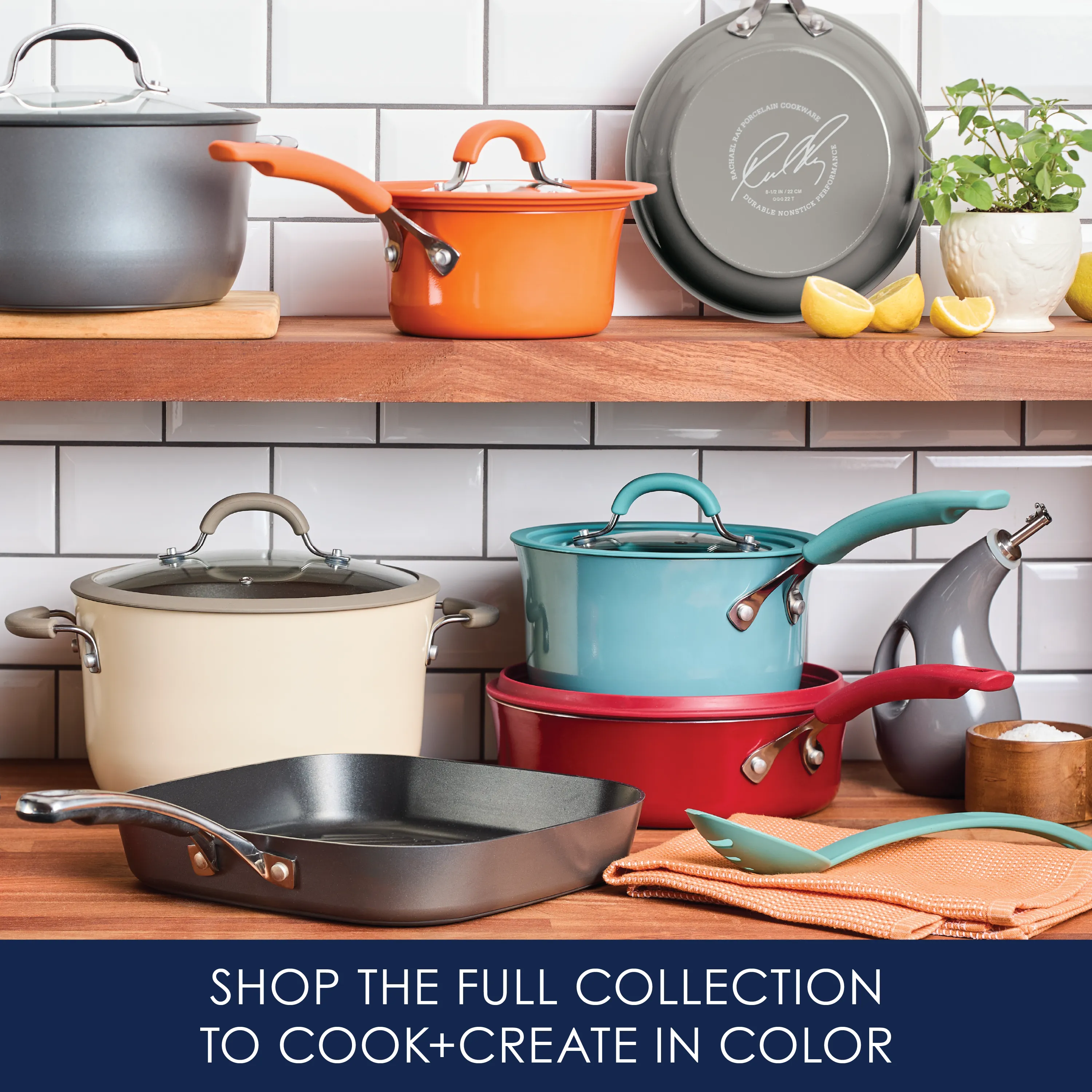 5-Quart Cook   Create Nonstick Dutch Oven with Lid