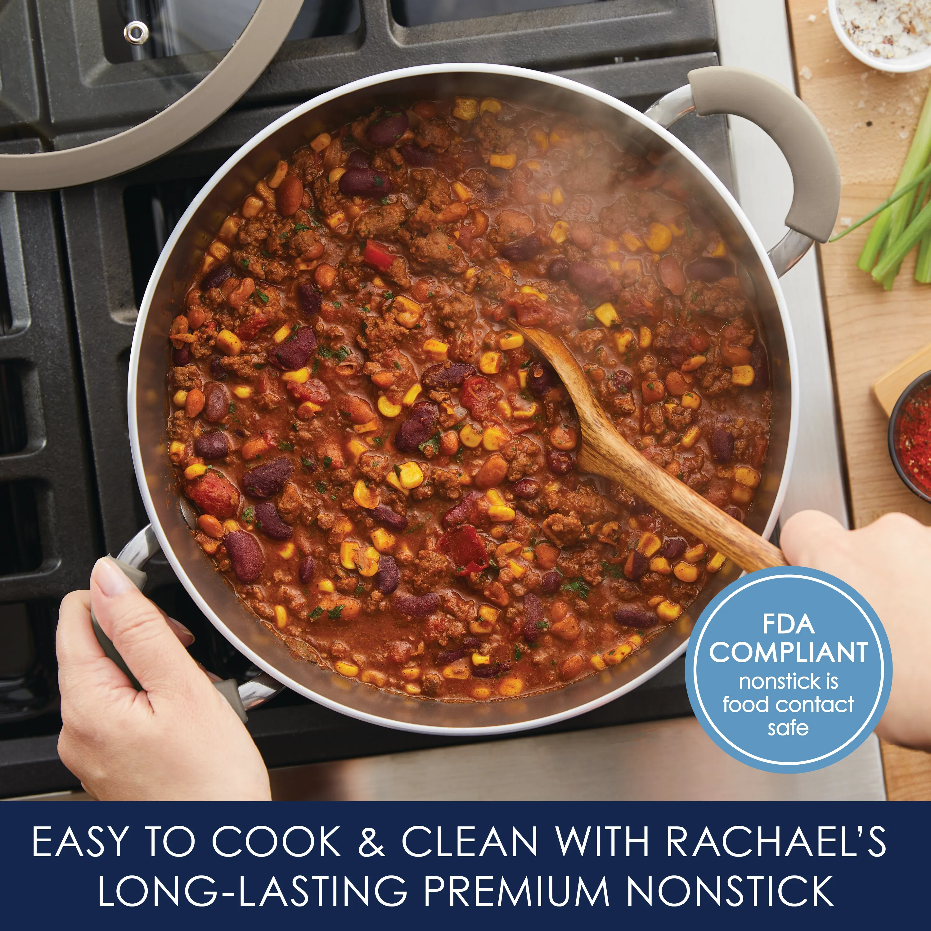 5-Quart Cook   Create Nonstick Dutch Oven with Lid