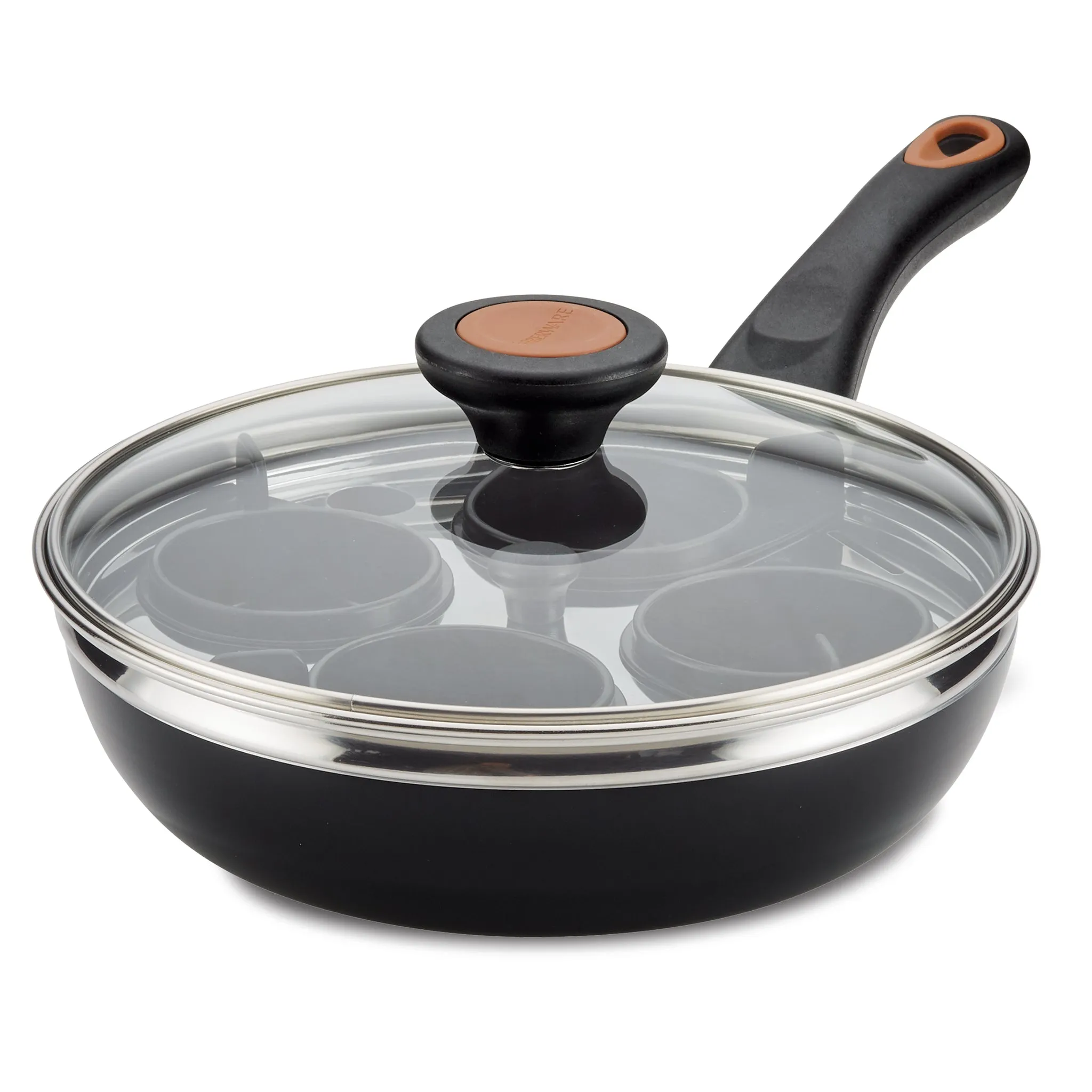 8-Inch Copper Ceramic Nonstick Egg Poacher