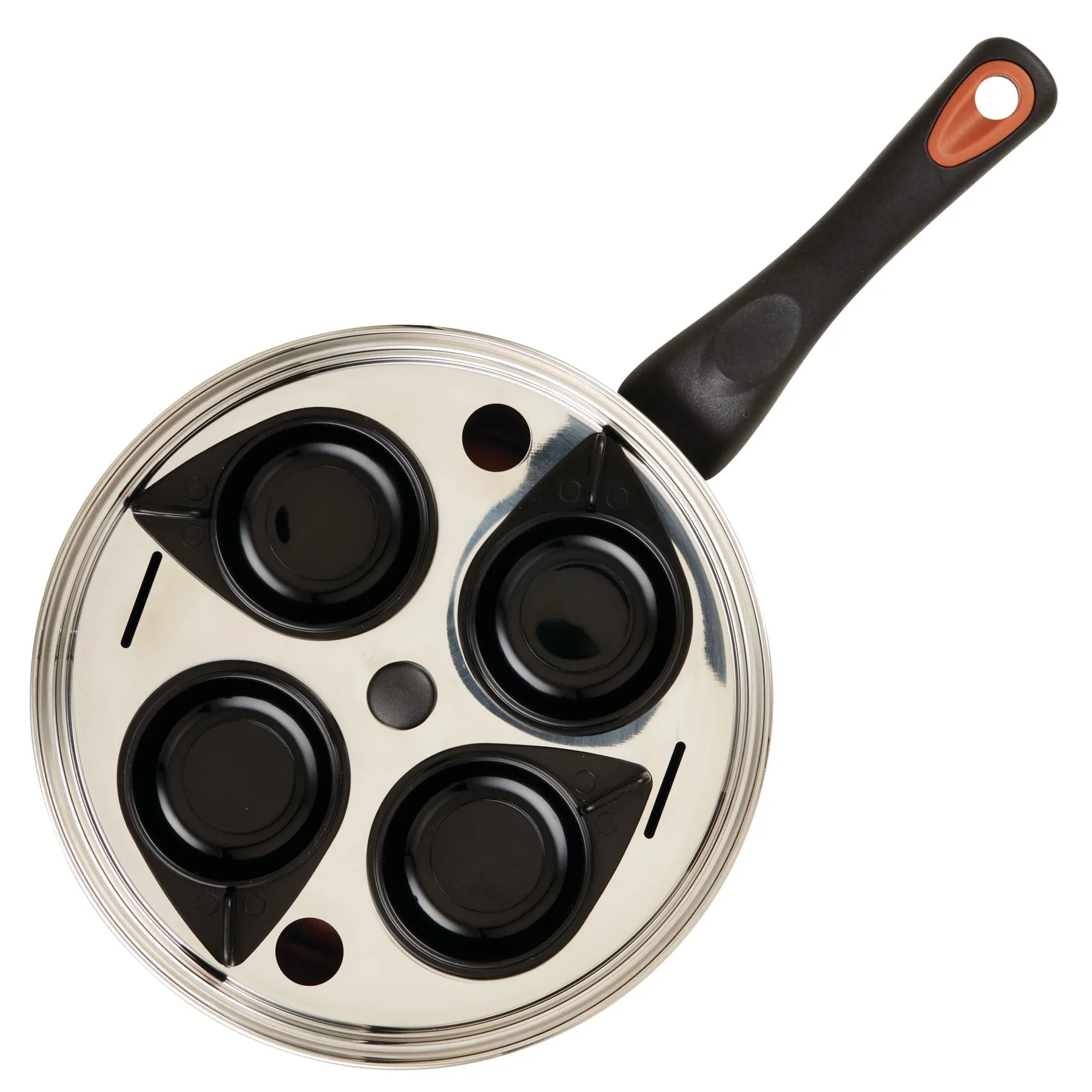 8-Inch Copper Ceramic Nonstick Egg Poacher