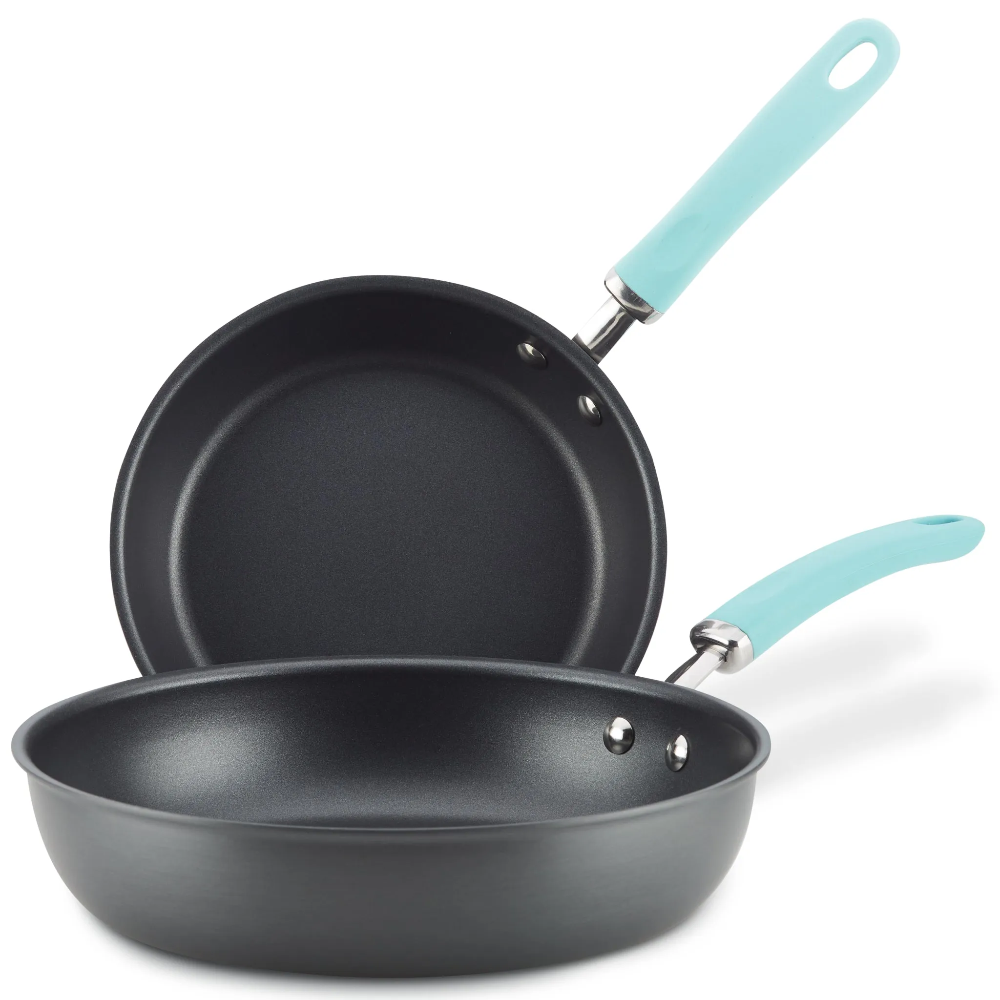9.5-Inch and 11.75-Inch Create Delicious Hard Anodized Nonstick Induction Frying Pan Set