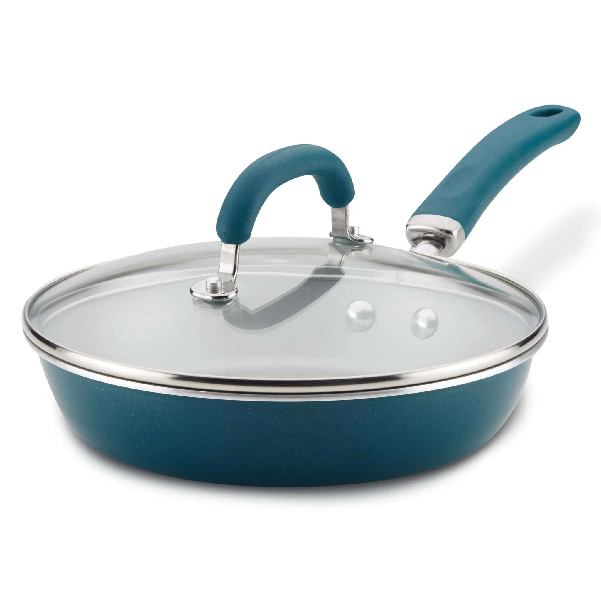 9.5-Inch Create Delicious Nonstick Induction Covered Deep Frying Pan