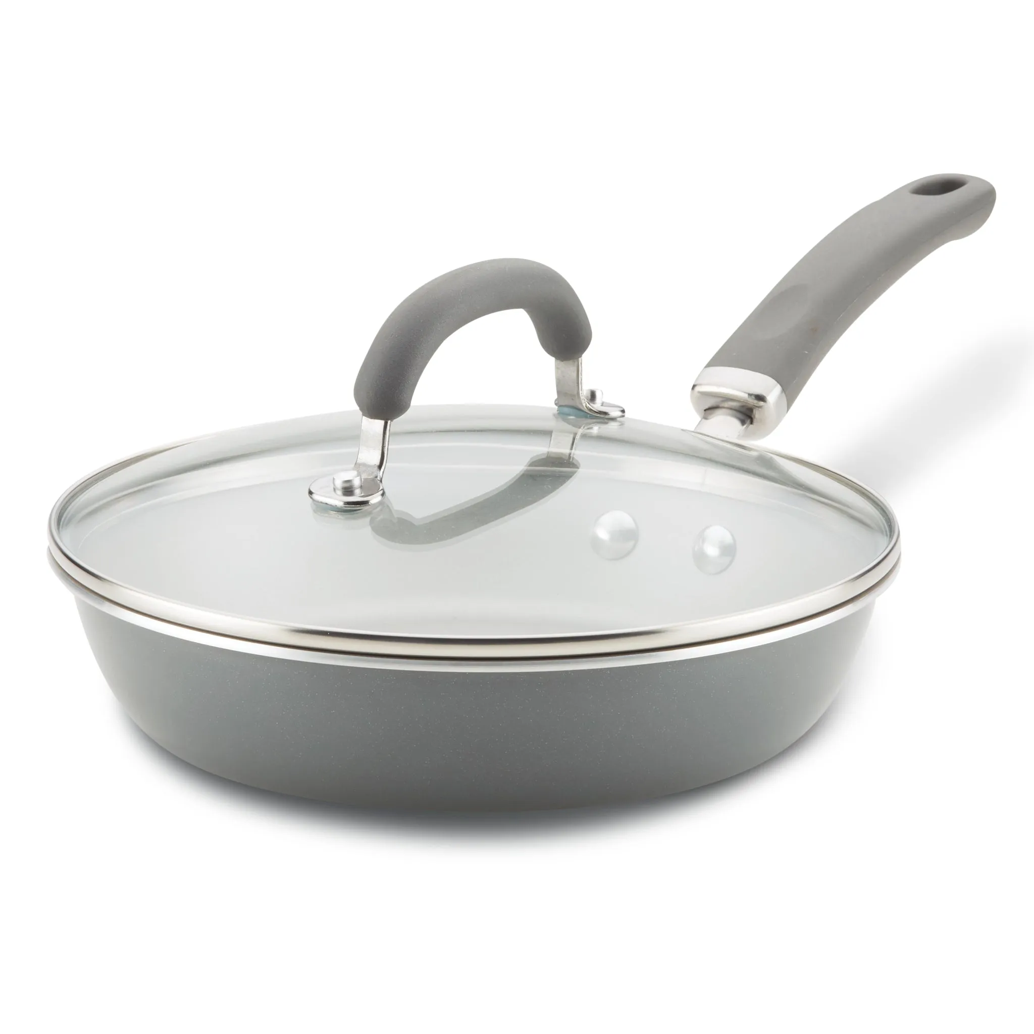 9.5-Inch Create Delicious Nonstick Induction Covered Deep Frying Pan
