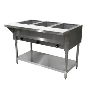 Advance Tabco HF-3G-NAT-X Hot Food Table, Natural Gas, 47-1/8"