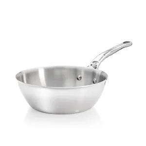 AFFINITY 5-ply Stainless Steel Rounded Sauté Pan