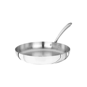 Agnelli 1907 Series 3-Ply Stainless Steel Fry Pan With Stainless Steel Handle, 9.4-Inches