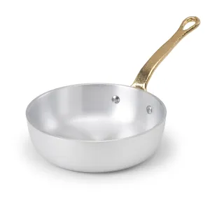 Agnelli 1932 Series Aluminum Mini Fry Pan With Brass Handle, 14.7-Oz