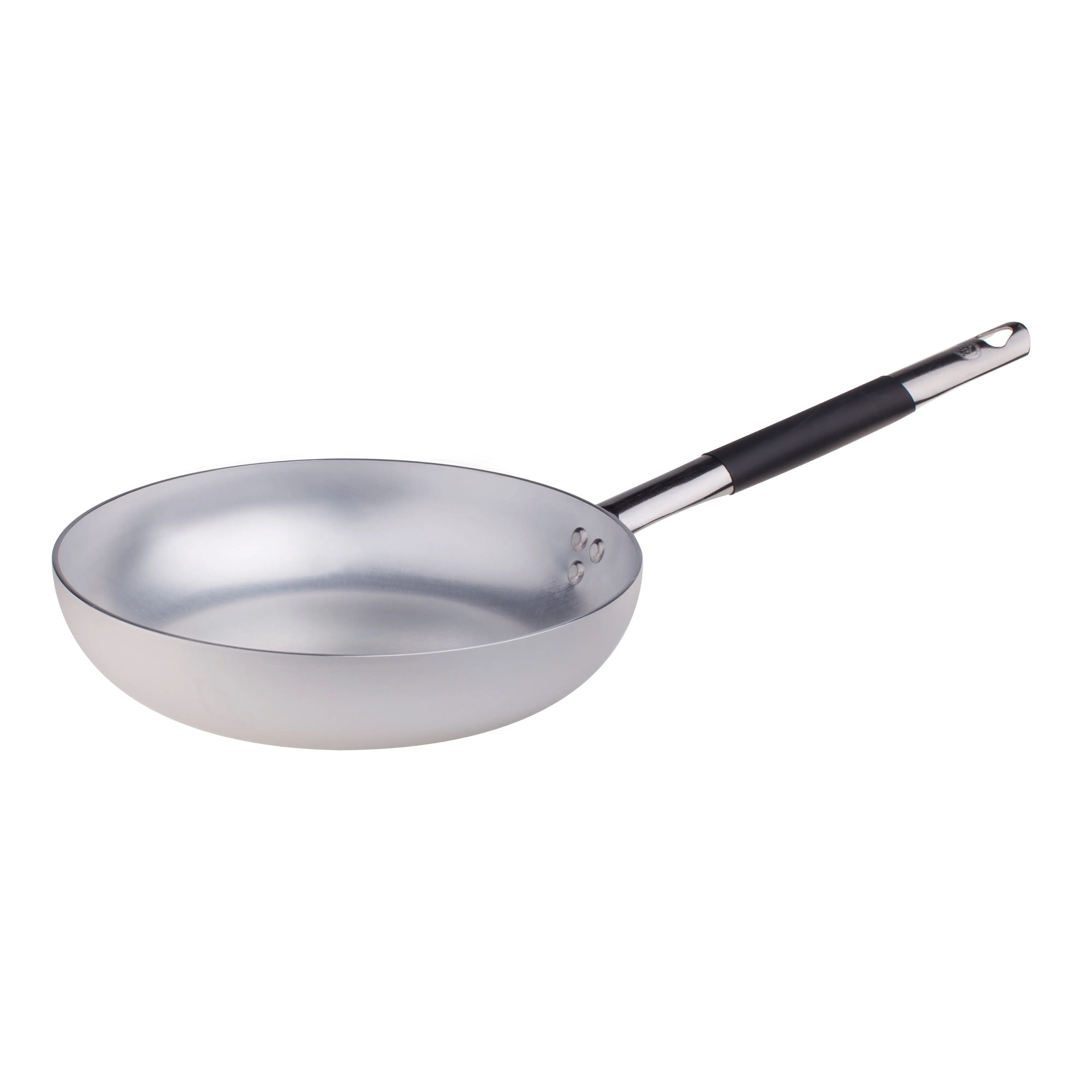 Agnelli Aluminum 3mm Saute & Sauteuse Pan With Stainless Steel Cool Touch Handle, 11-Inches