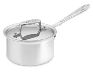 All-Clad BD55201.5 D5 Brushed 18/10 SS 5-Ply Bonded 1.5-qt sauce Pan with lid