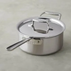 All-Clad BD55203 D5 Brushed 18/10 SS 5-Ply Bonded 3-qt sauce Pan with Lid