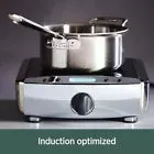 All-Clad D5 5-Ply Brushed 10-Pc Cookware Set. Induction, Oven Broiler Safe 600F