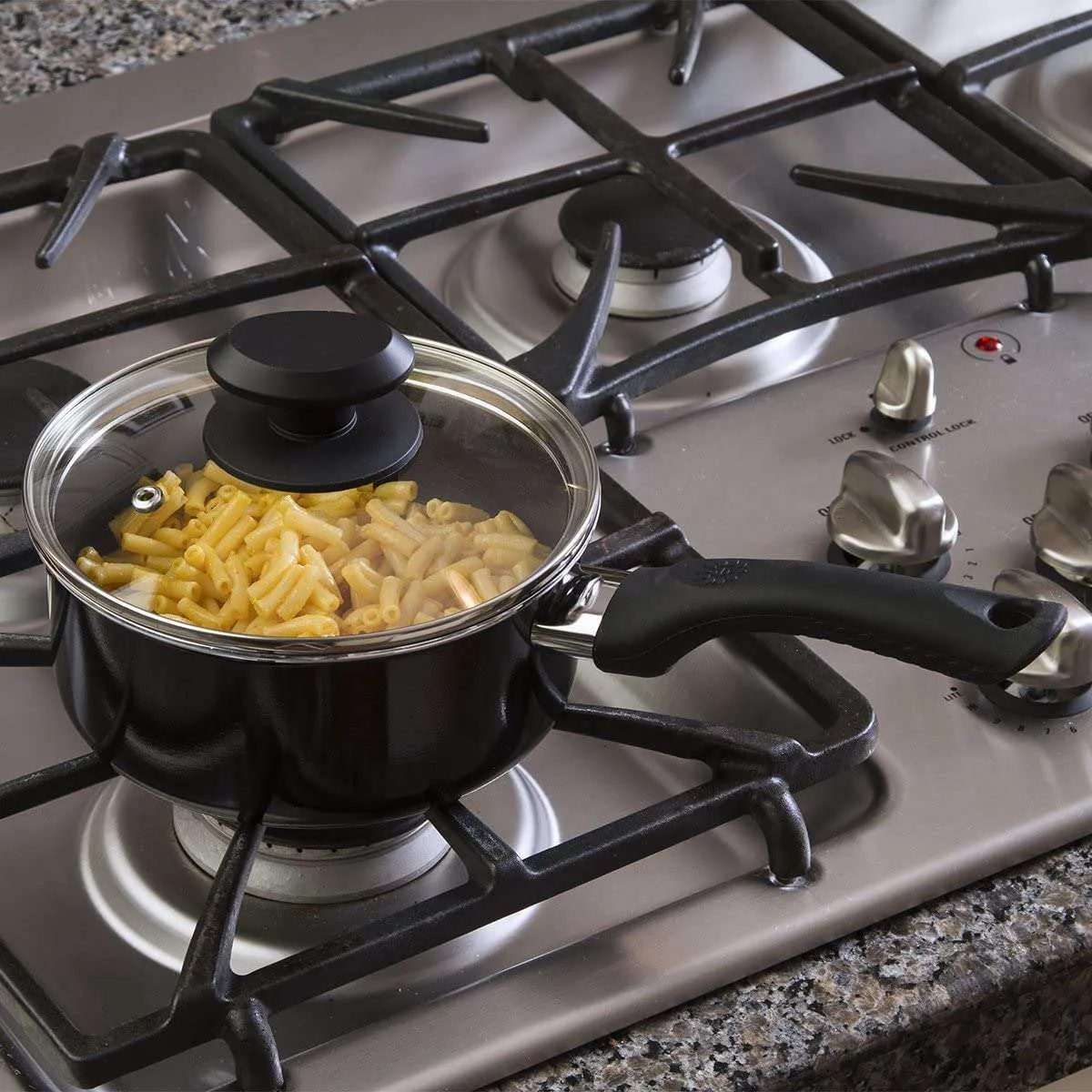 Artistry Non Stick Cookware Set, 8 Piece, Black - Ecolution